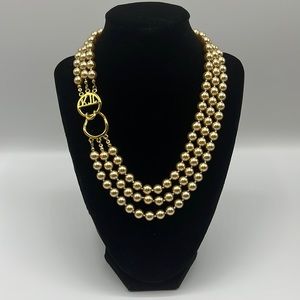 KJL Faux Pearl Necklace